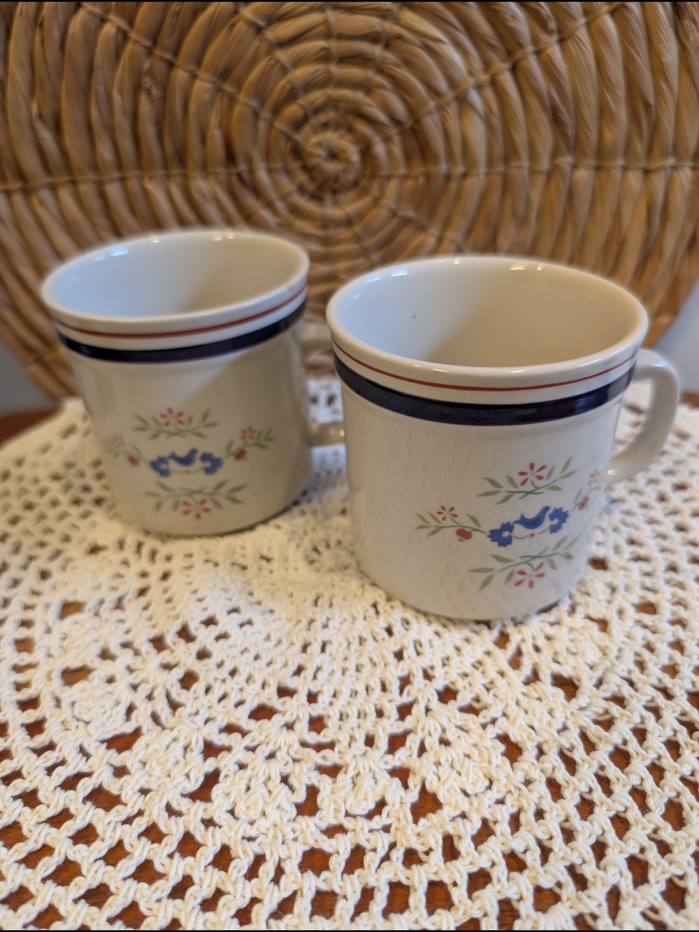 Newcor Stoneware Mugs Vintage (2)